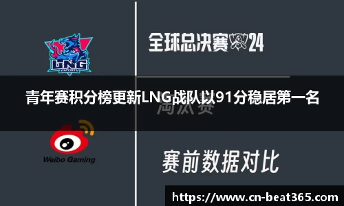青年赛积分榜更新LNG战队以91分稳居第一名